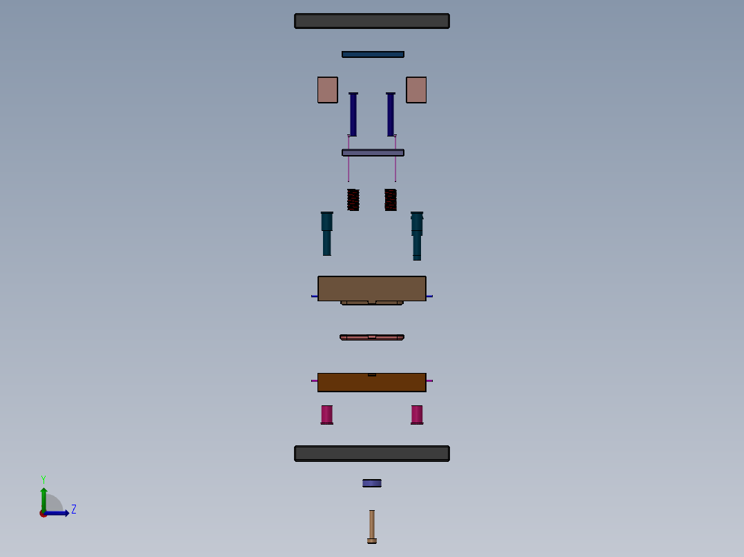 注塑模具、模具(22)左视图