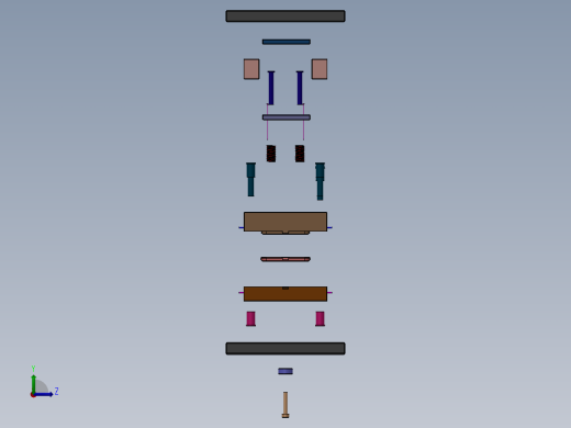 注塑模具、模具(22)左视缩略图