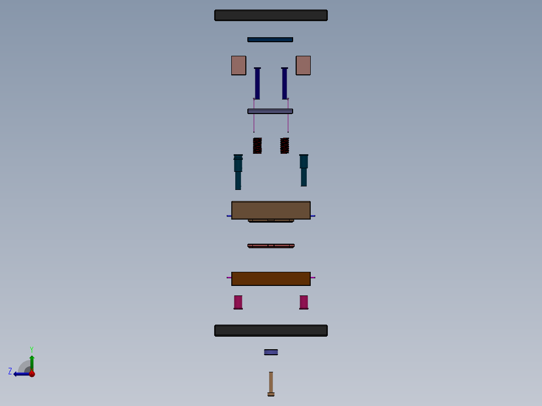 注塑模具、模具(22)右视图