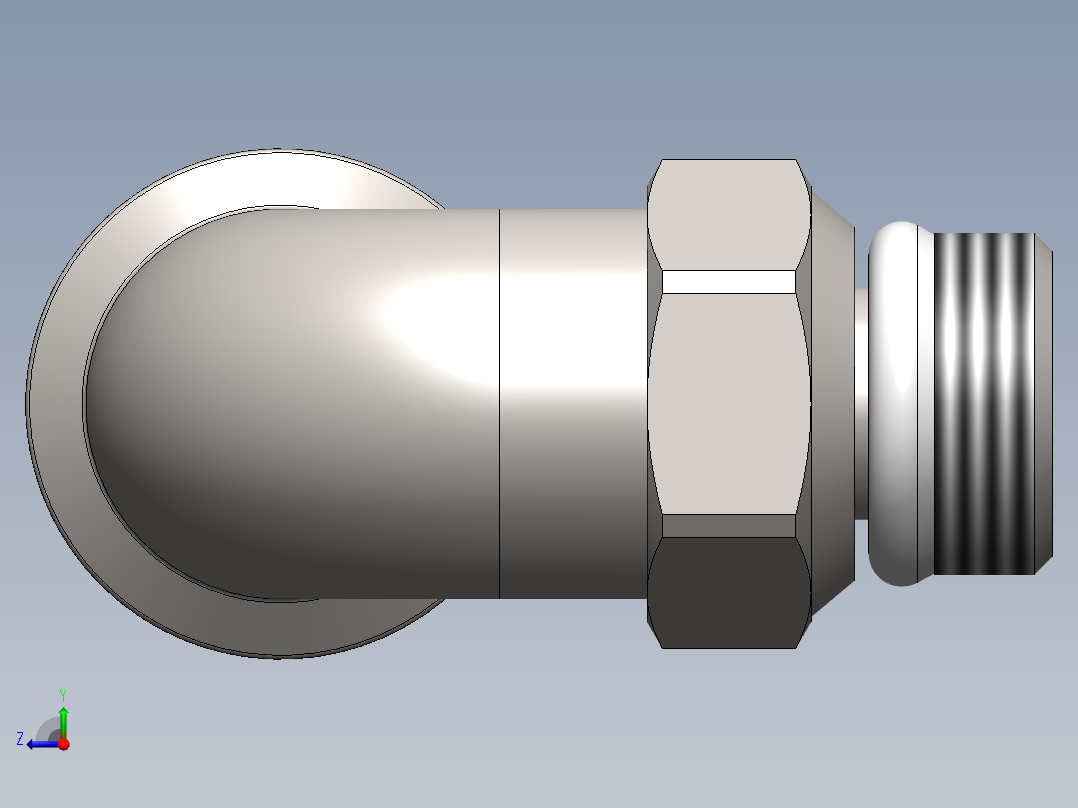 A0003666-Codo 90º 快速接头 1_8_ 用于Ø 8 mm. 管子。(CNR-8-18)右视图
