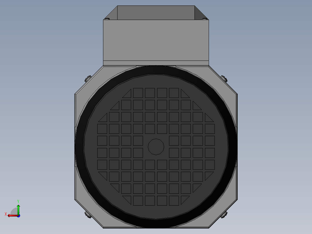 电机_YVF2-631-2-B14后视图