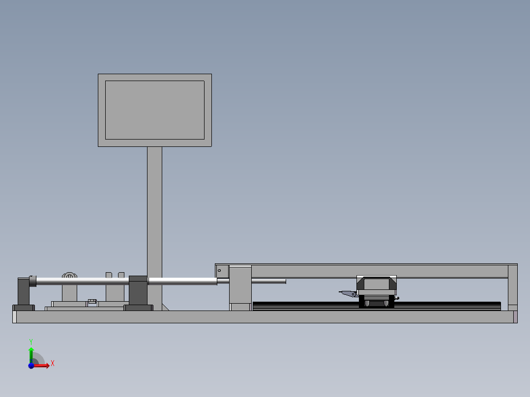 深度测量工装前视图