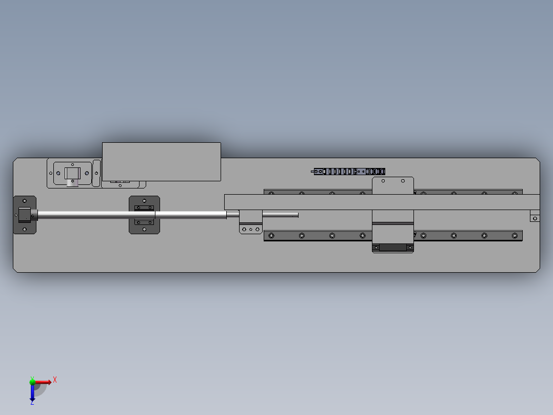 深度测量工装俯视图