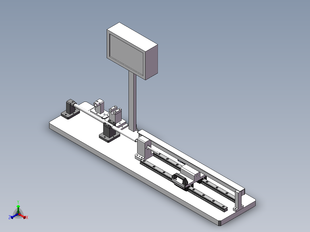 深度测量工装正等轴测图