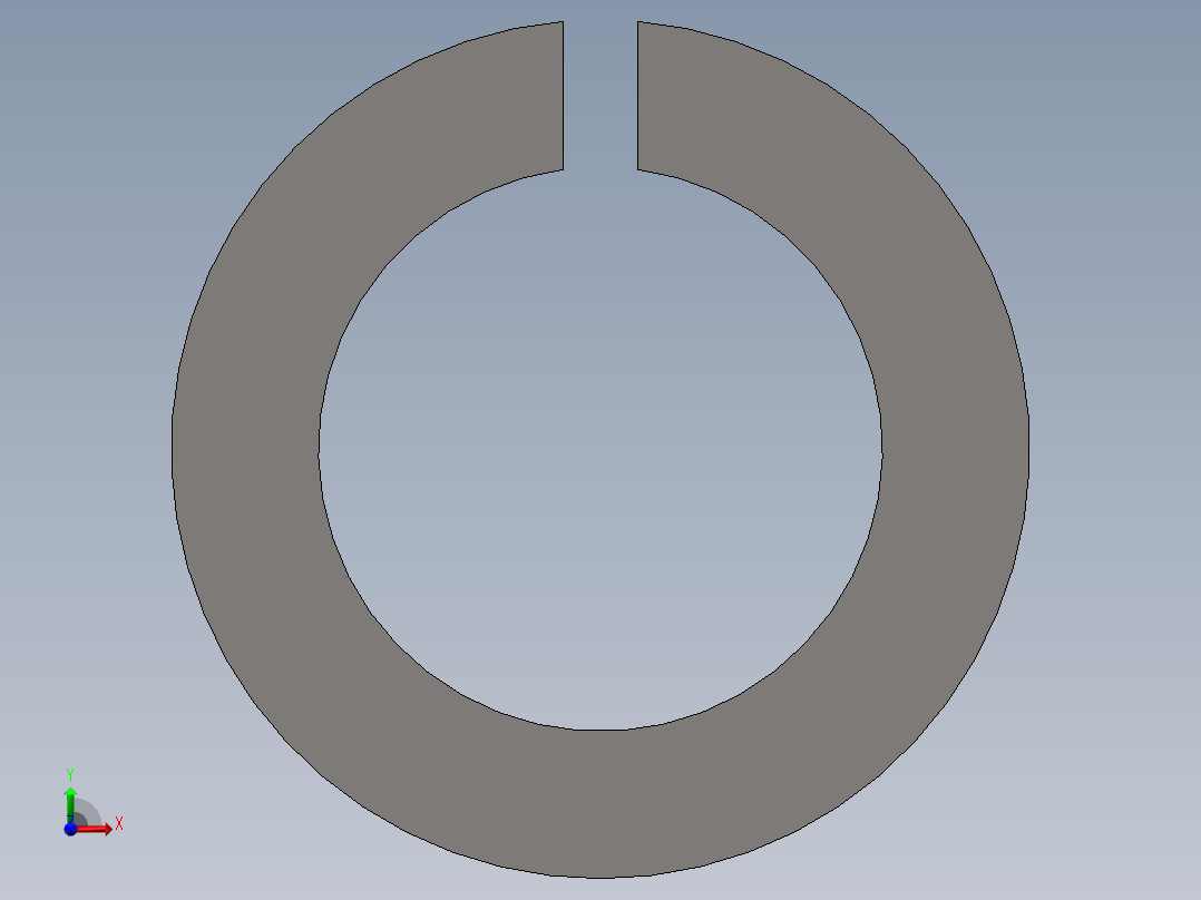 GB╱T 93-1987[标准型弹性垫圈(装配)6]前视图
