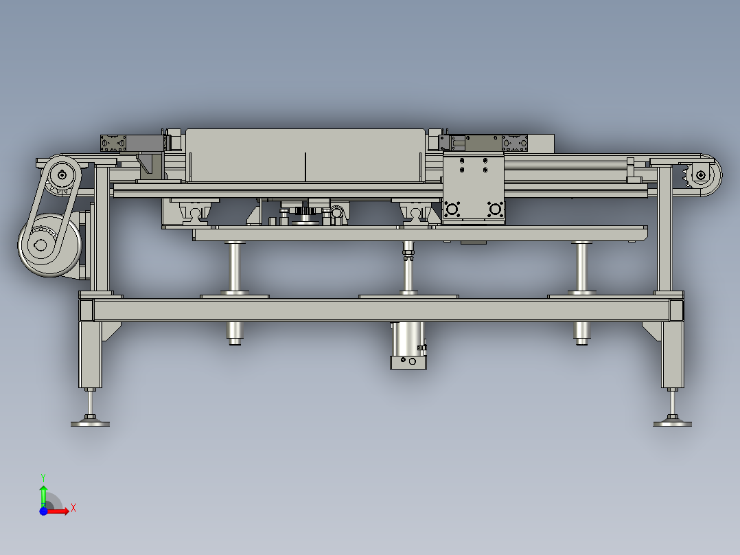 8012-0400-0000底座定位机构-8262前视图