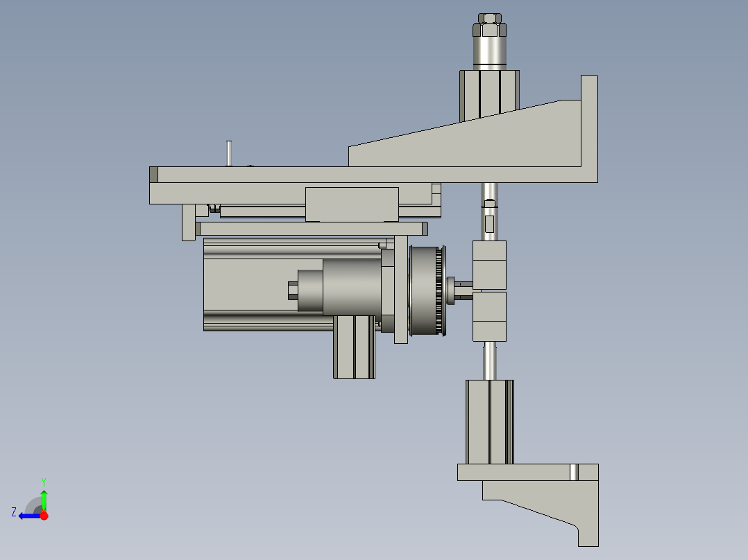 螺杆旋紧右视图