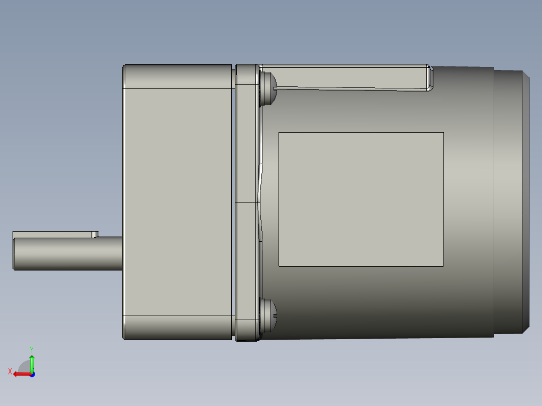 精研标准电机80YS25GV22+80GK18H后视图