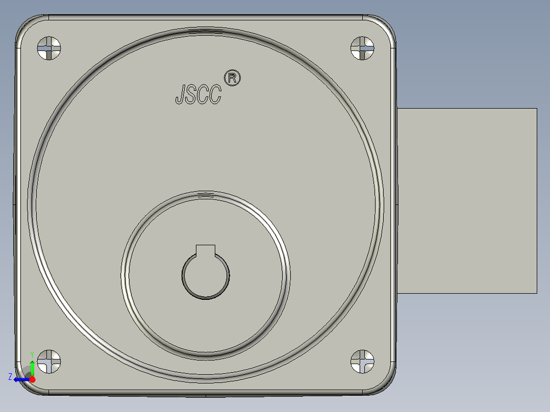 精研标准电机80YS25GV22+80GK18H右视图