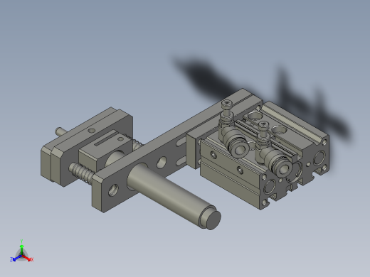 LXYC-BOSS-01030800NG标记点笔机构正等轴测缩略图
