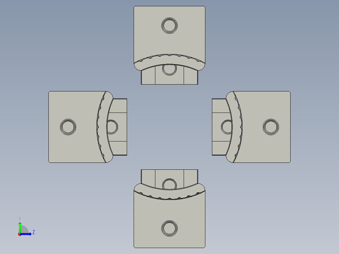 气缸HFCX40+__左视图