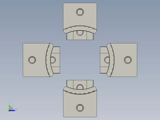 气缸HFCX40+__左视缩略图