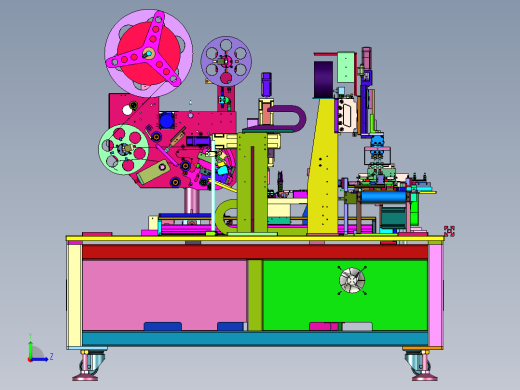 自动送胶带动力电池贴胶机左视缩略图