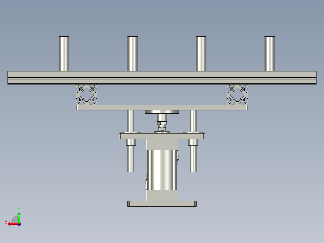 E000卸料机构后视图