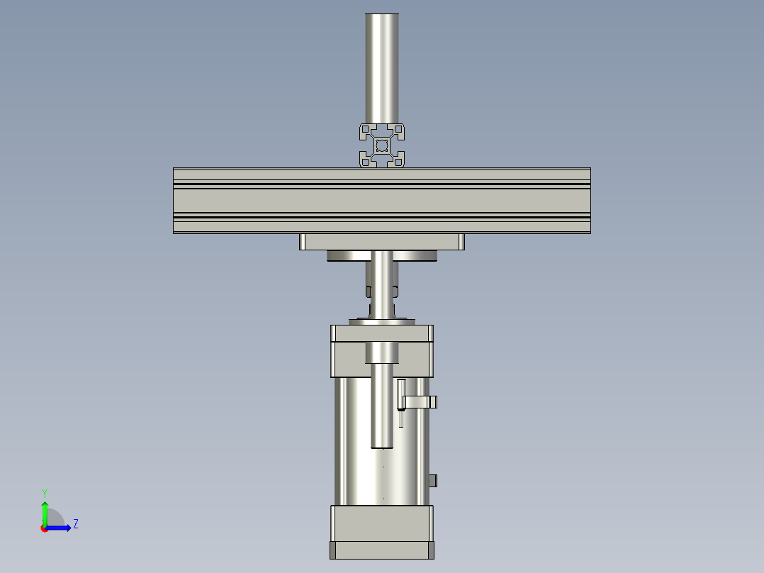 E000卸料机构左视图