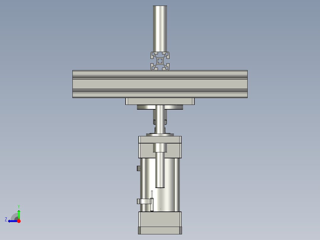 E000卸料机构右视图