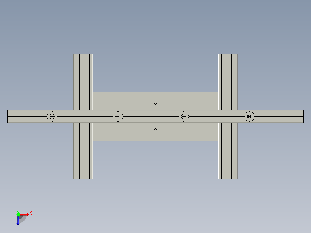 E000卸料机构俯视图