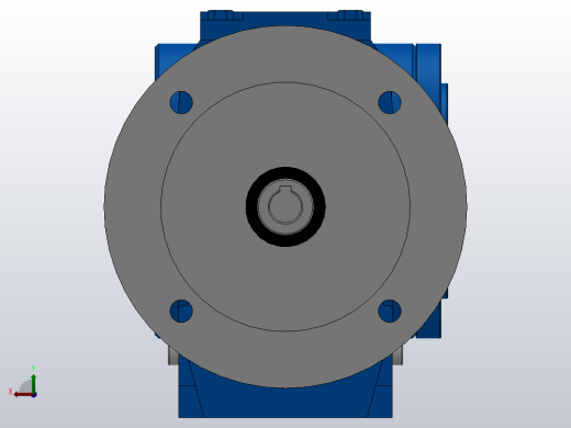 SAZ47ZP蜗轮蜗杆减速机SAZ47-13.6-M1-B-Φ25-P63后视缩略图