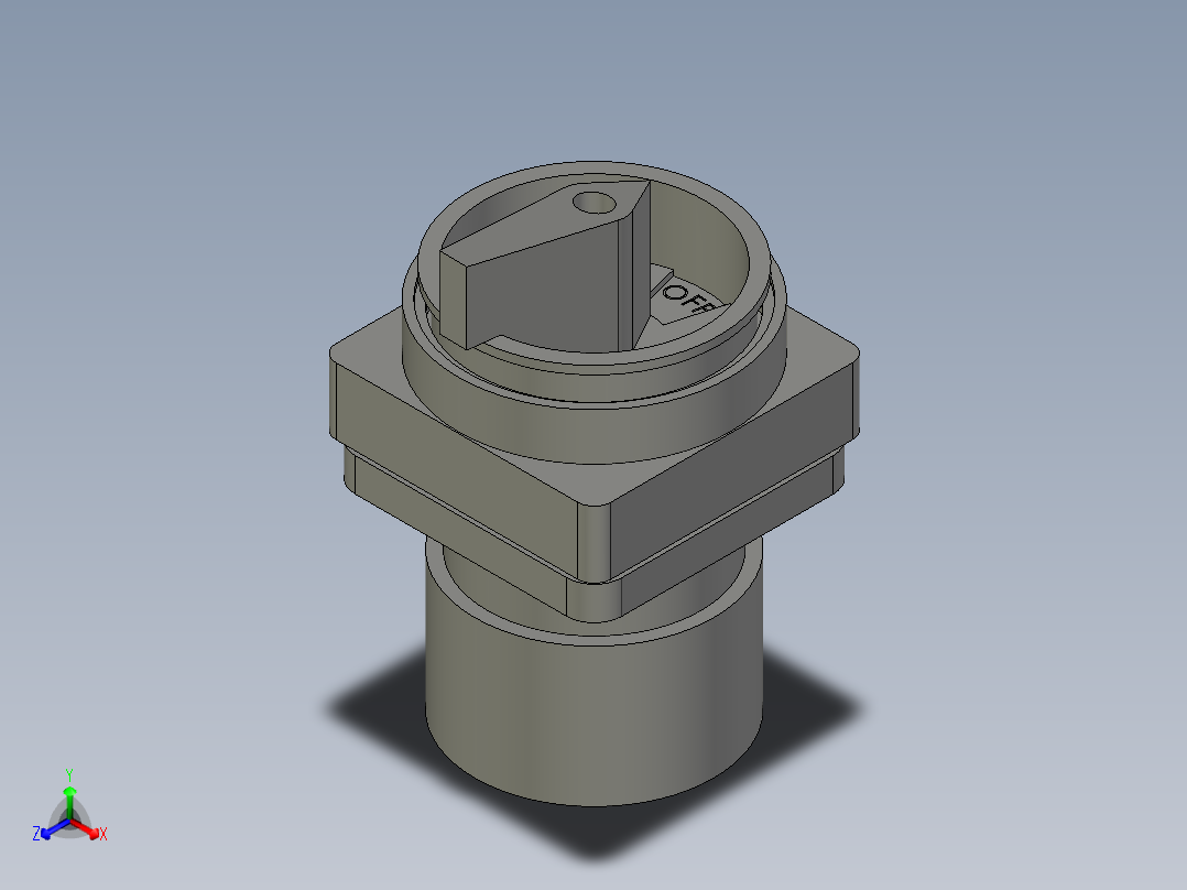 开关LW28-20装配体-01主视图
