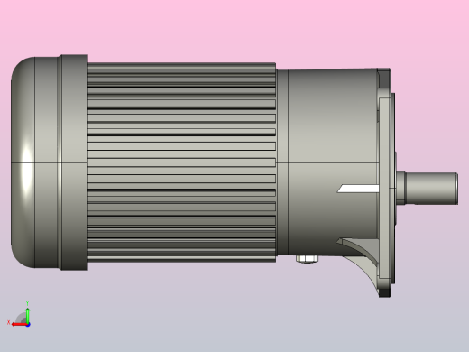 1.5KW-CV型立式三相铝毂（刹车）马达减速机_CV28-1500后视缩略图