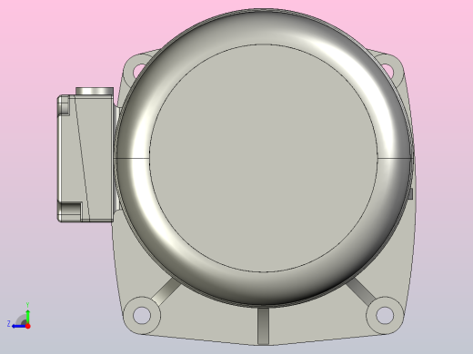 1.5KW-CV型立式三相铝毂（刹车）马达减速机_CV28-1500右视缩略图