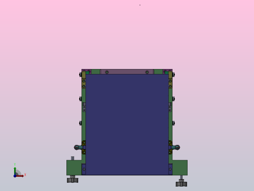 某产品检测设备3D模型前视缩略图