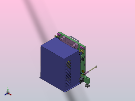 某产品检测设备3D模型正等轴测缩略图