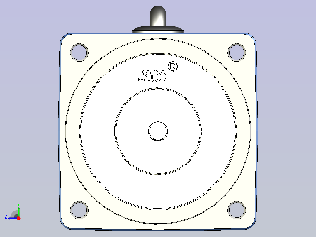 精研YT调速电机 6yt02右视图