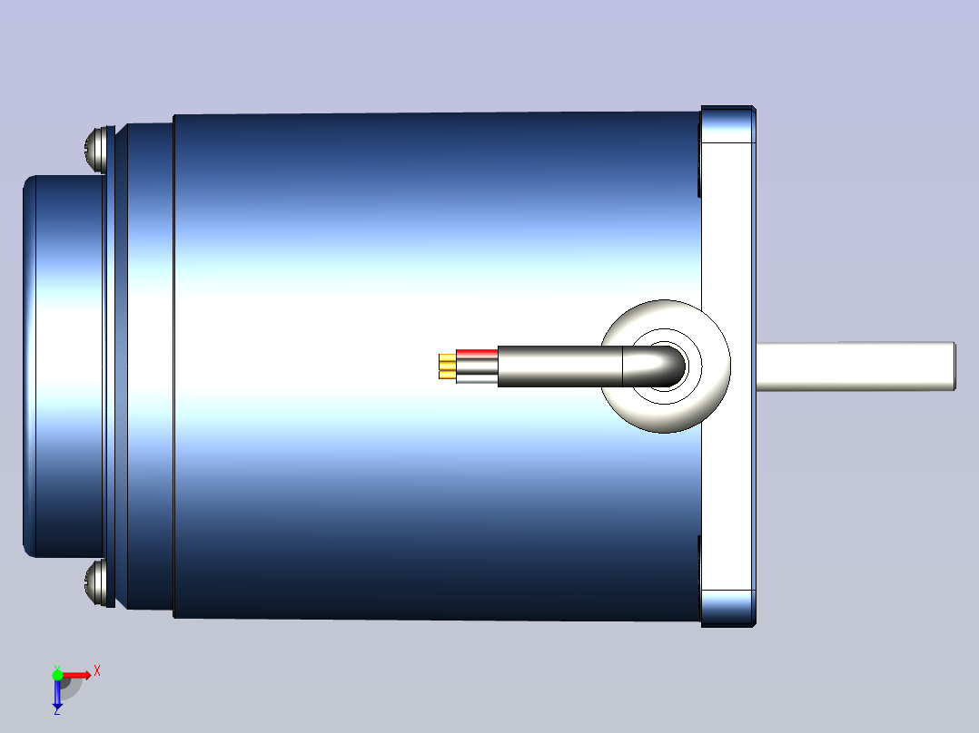 精研YT调速电机 6yt02俯视图