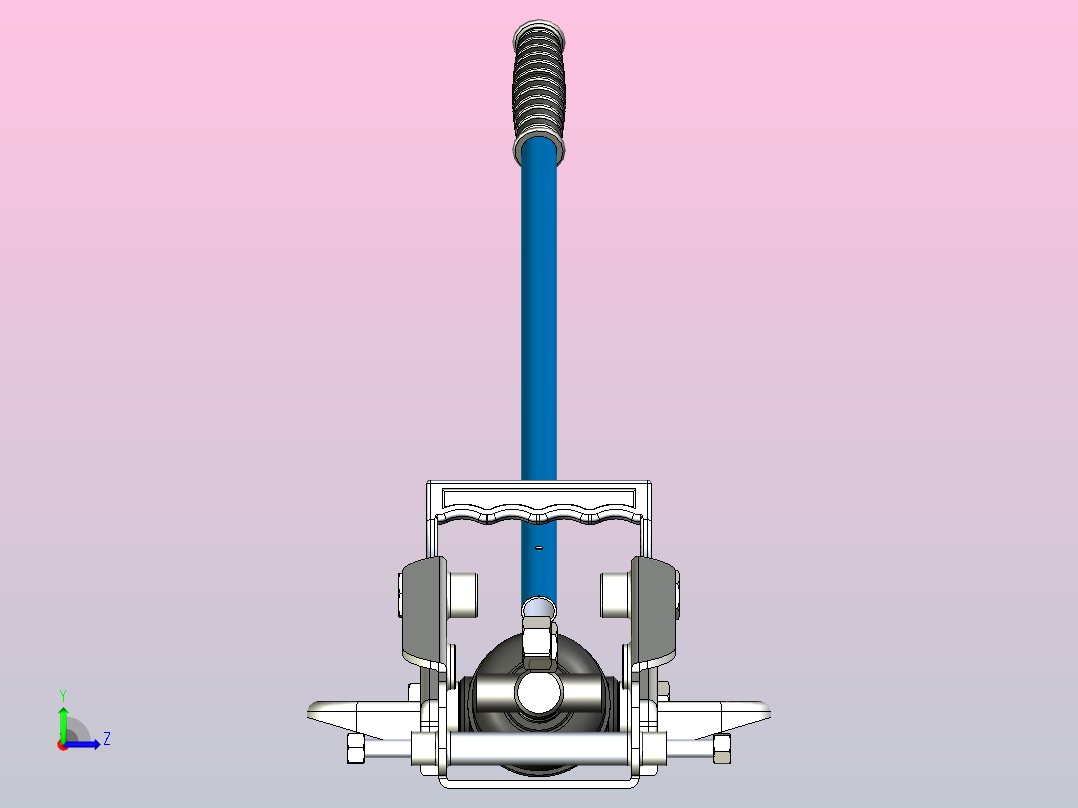液压地磅千斤顶 2 吨左视图