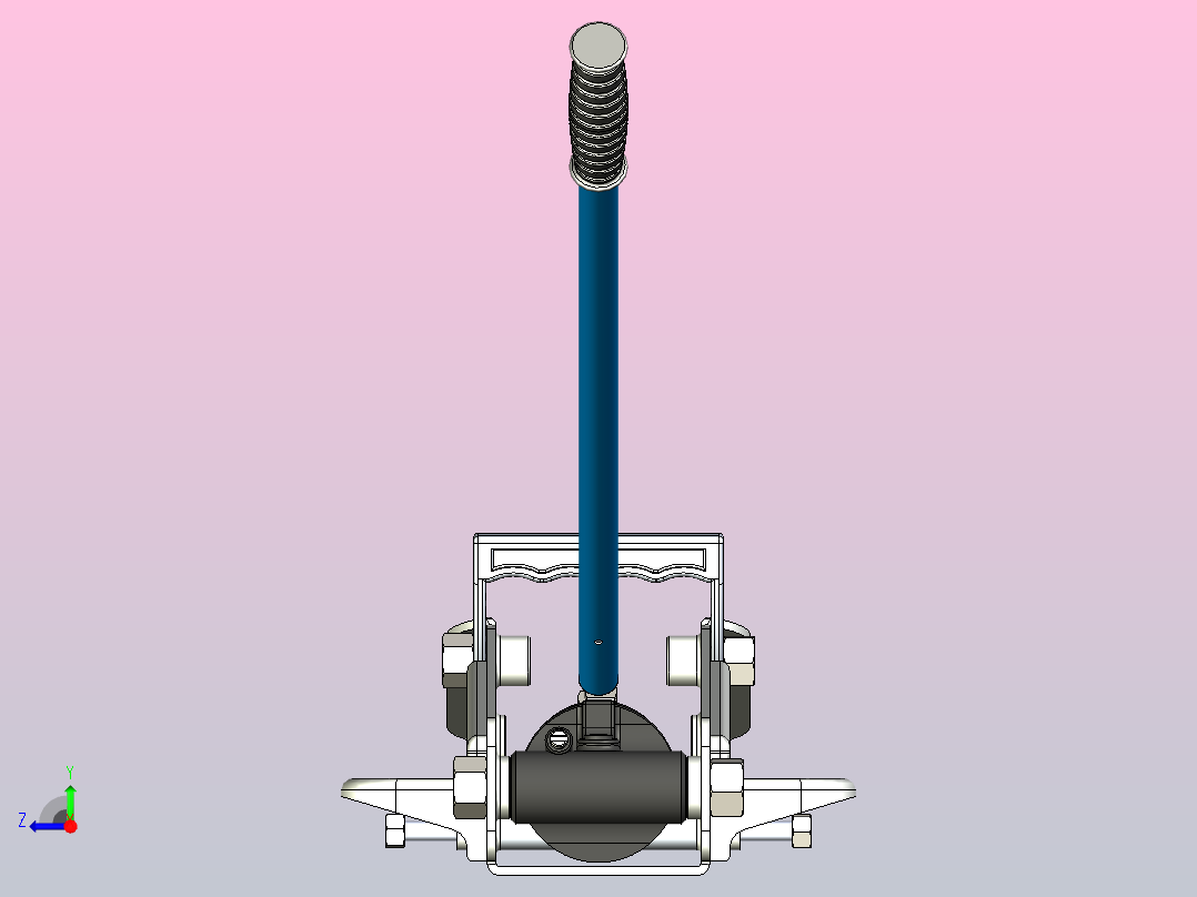 液压地磅千斤顶 2 吨右视图