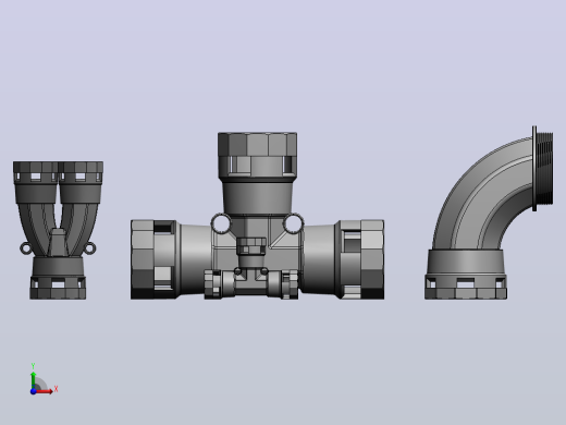 solidworks电器配件前视缩略图