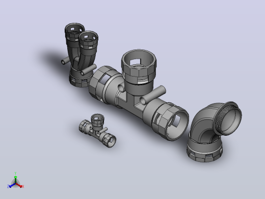 solidworks电器配件正等轴测缩略图