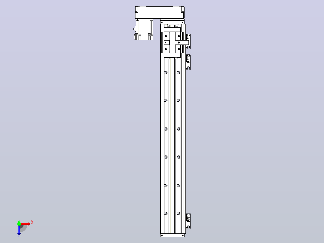 钢基模组TPA-KSR-8610C-740A1-ML-H0S2俯视图