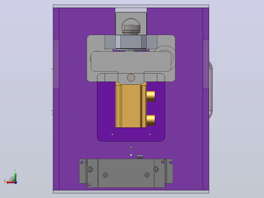 生产测试工装3D模型后视缩略图