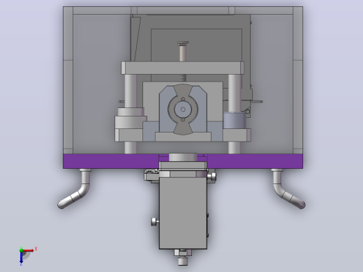 生产测试工装3D模型俯视缩略图
