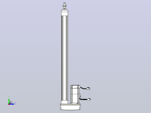轻载电动缸TPA-ESR40-1210C-L500-MR-FA-W-P40-C3左视缩略图