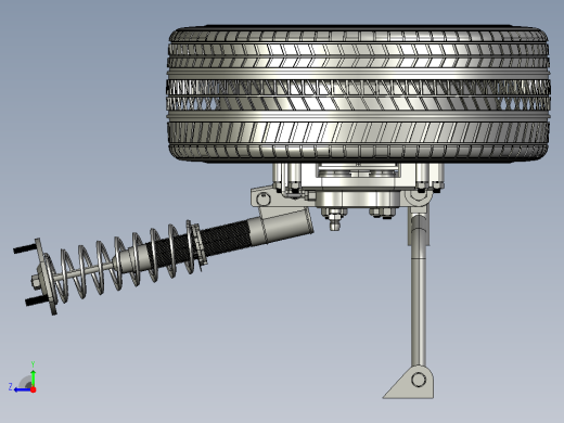 汽车悬挂系统vehicle-suspension-electric-car STP右视缩略图