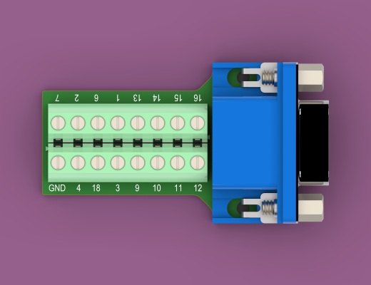电路连接器VGA DB15-3-F控制面板PCB缩略图