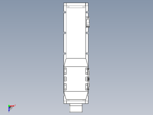 滚珠丝杠直线轴内置导轨TPA-GCR-120-1610C-L250-MP-M40-N3俯视缩略图