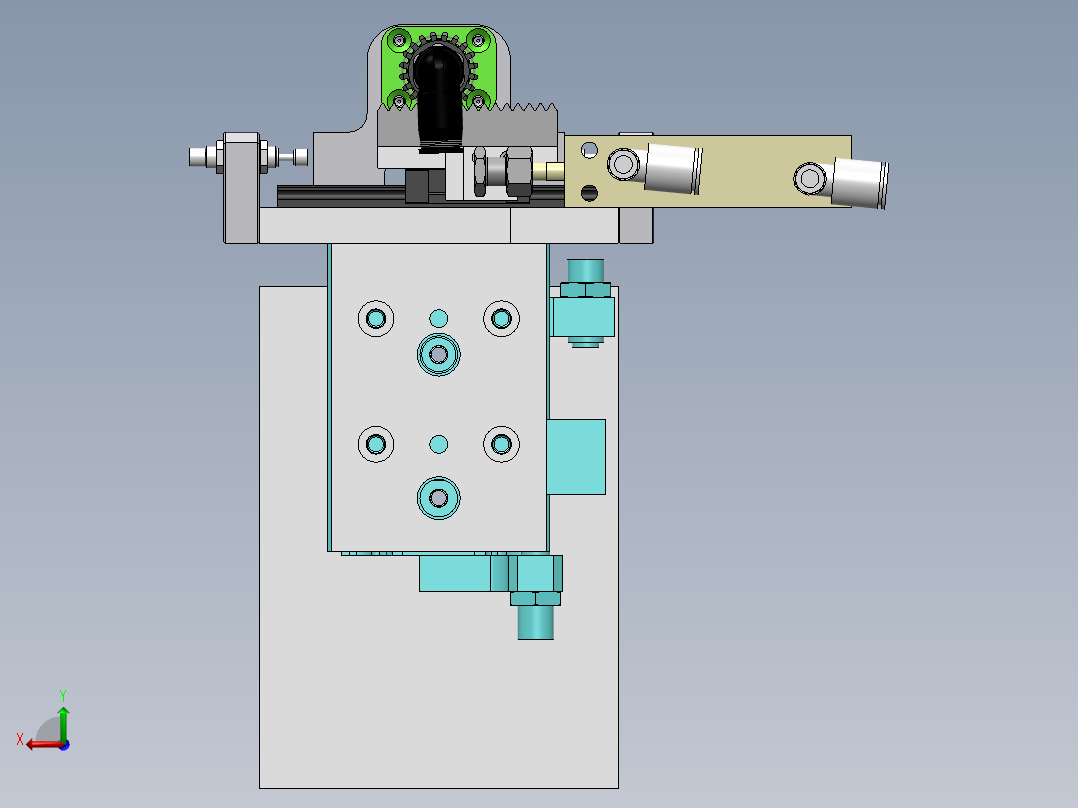 齿轮式翻转模组sw16可编辑