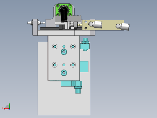 齿轮式翻转模组sw16可编辑