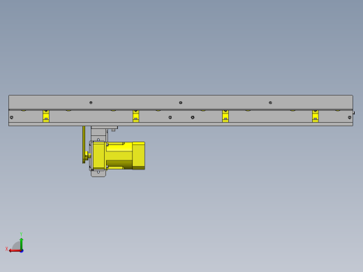 非接触式驱动传送机构后视缩略图