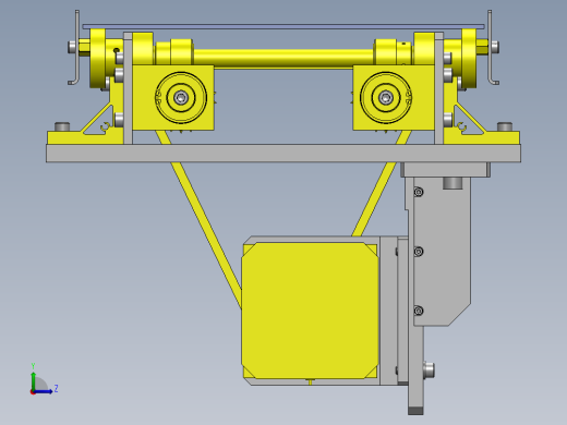 非接触式驱动传送机构左视缩略图