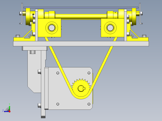 非接触式驱动传送机构右视缩略图