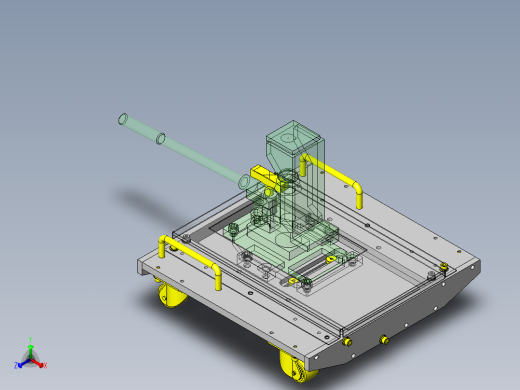 可水平调整的矮型手推车
