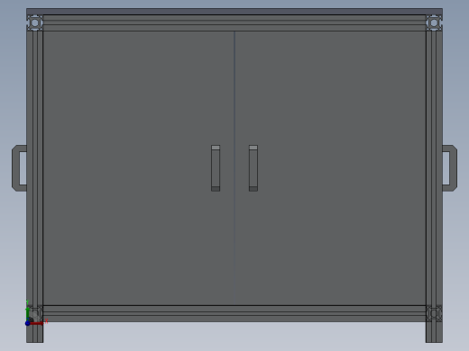 机架设计前视缩略图