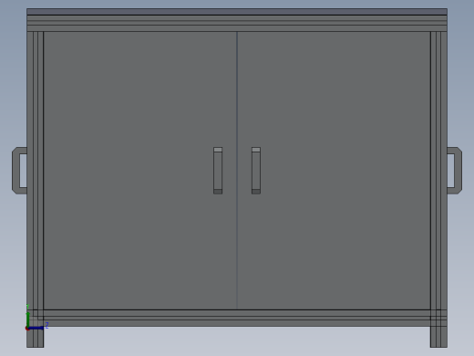 机架设计左视缩略图