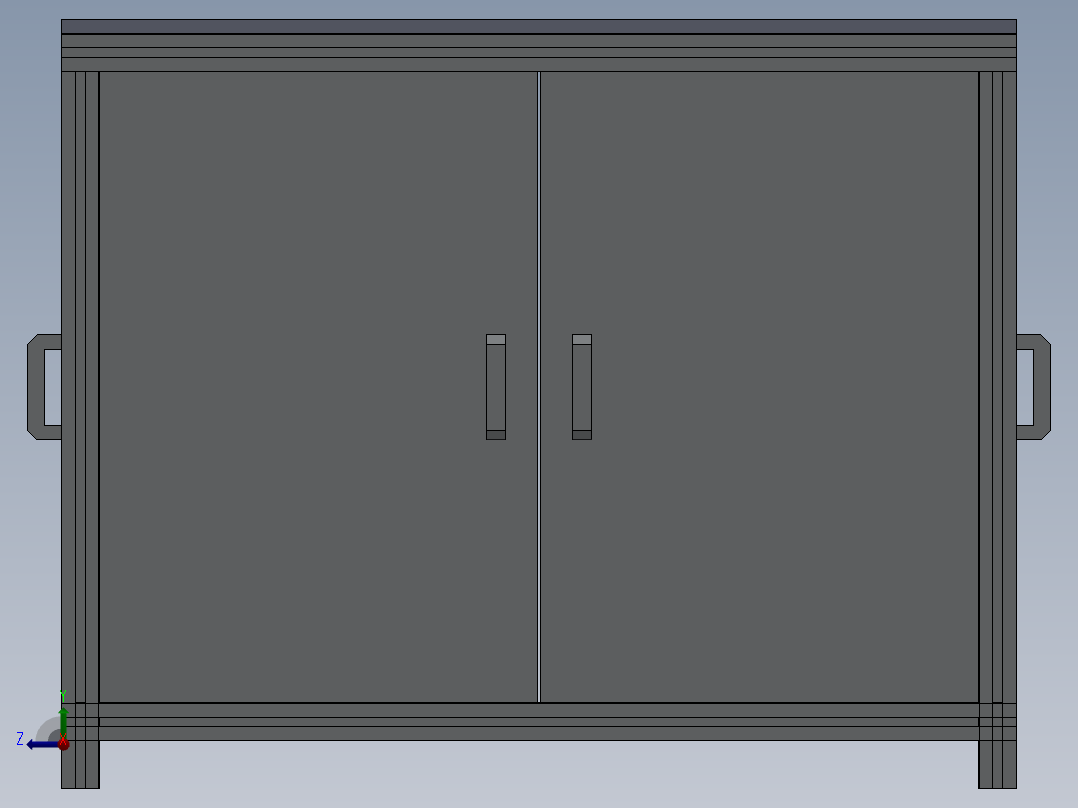 机架设计右视图