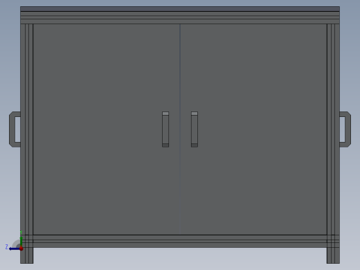 机架设计右视缩略图